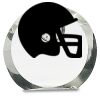 [CRY169] 4.5" Round Crystal Clock Thumbnail