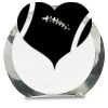 [CRY169] 4.5" Round Crystal Clock Thumbnail