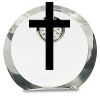 [CRY169] 4.5" Round Crystal Clock Thumbnail