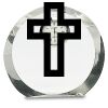 [CRY169] 4.5" Round Crystal Clock Thumbnail