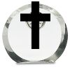 [CRY169] 4.5" Round Crystal Clock Thumbnail