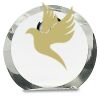 [CRY169] 4.5" Round Crystal Clock Thumbnail