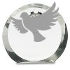 [CRY169] 4.5" Round Crystal Clock Thumbnail