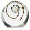 [CRY169] 4.5" Round Crystal Clock Thumbnail