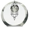 [CRY169] 4.5" Round Crystal Clock Thumbnail