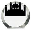 [CRY169] 4.5" Round Crystal Clock Thumbnail
