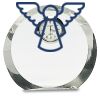 [CRY169] 4.5" Round Crystal Clock Thumbnail