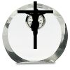[CRY169] 4.5" Round Crystal Clock Thumbnail