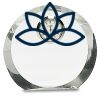 [CRY169] 4.5" Round Crystal Clock Thumbnail