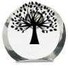 [CRY169] 4.5" Round Crystal Clock Thumbnail