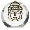 [CRY169] 4.5" Round Crystal Clock Thumbnail