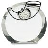 [CRY169] 4.5" Round Crystal Clock Thumbnail
