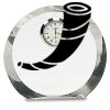 [CRY169] 4.5" Round Crystal Clock Thumbnail
