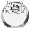 [CRY169] 4.5" Round Crystal Clock Thumbnail