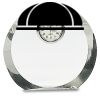 [CRY169] 4.5" Round Crystal Clock Thumbnail