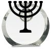 [CRY169] 4.5" Round Crystal Clock Thumbnail