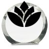 [CRY169] 4.5" Round Crystal Clock Thumbnail