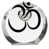 [CRY169] 4.5" Round Crystal Clock Thumbnail