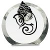 [CRY169] 4.5" Round Crystal Clock Thumbnail