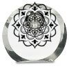 [CRY169] 4.5" Round Crystal Clock Thumbnail