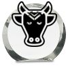 [CRY169] 4.5" Round Crystal Clock Thumbnail