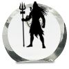 [CRY169] 4.5" Round Crystal Clock Thumbnail