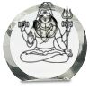 [CRY169] 4.5" Round Crystal Clock Thumbnail