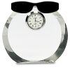 [CRY169] 4.5" Round Crystal Clock Thumbnail