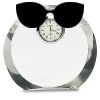 [CRY169] 4.5" Round Crystal Clock Thumbnail