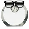 [CRY169] 4.5" Round Crystal Clock Thumbnail