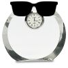 [CRY169] 4.5" Round Crystal Clock Thumbnail