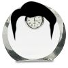 [CRY169] 4.5" Round Crystal Clock Thumbnail
