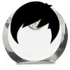 [CRY169] 4.5" Round Crystal Clock Thumbnail