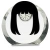 [CRY169] 4.5" Round Crystal Clock Thumbnail