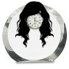 [CRY169] 4.5" Round Crystal Clock Thumbnail