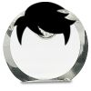 [CRY169] 4.5" Round Crystal Clock Thumbnail
