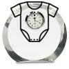 [CRY169] 4.5" Round Crystal Clock Thumbnail