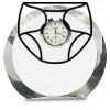 [CRY169] 4.5" Round Crystal Clock Thumbnail
