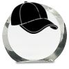 [CRY169] 4.5" Round Crystal Clock Thumbnail