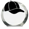 [CRY169] 4.5" Round Crystal Clock Thumbnail