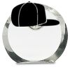 [CRY169] 4.5" Round Crystal Clock Thumbnail