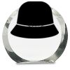 [CRY169] 4.5" Round Crystal Clock Thumbnail