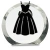[CRY169] 4.5" Round Crystal Clock Thumbnail