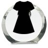 [CRY169] 4.5" Round Crystal Clock Thumbnail