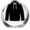 [CRY169] 4.5" Round Crystal Clock Thumbnail
