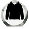 [CRY169] 4.5" Round Crystal Clock Thumbnail