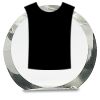 [CRY169] 4.5" Round Crystal Clock Thumbnail