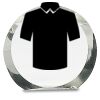 [CRY169] 4.5" Round Crystal Clock Thumbnail