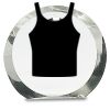 [CRY169] 4.5" Round Crystal Clock Thumbnail