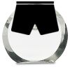 [CRY169] 4.5" Round Crystal Clock Thumbnail
